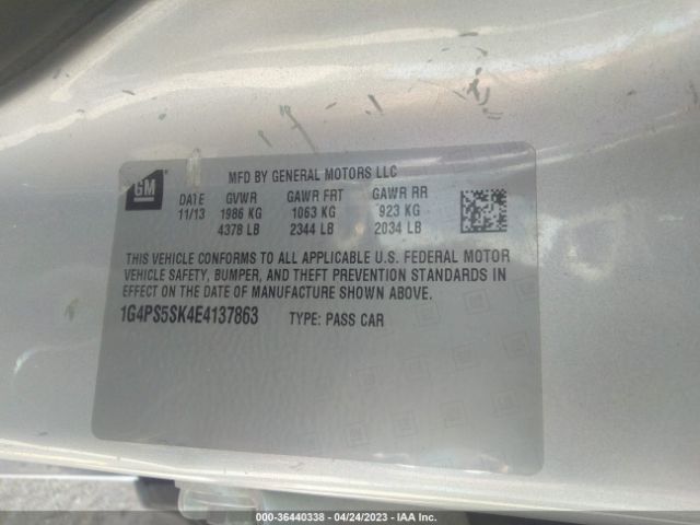 1G4PS5SK4E4137863 Buick Verano Leather Group