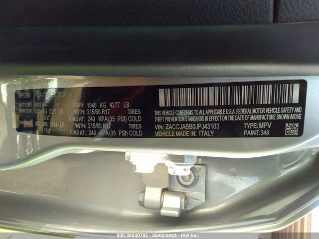 Jeep Renegade Latitude 2018 ZACCJABB0JPJ43103 Image 10