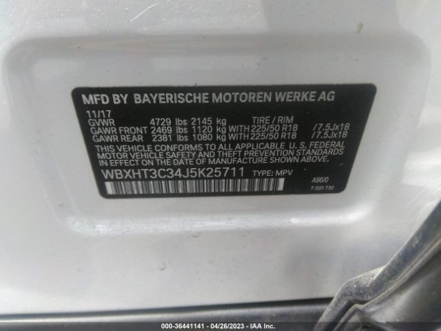 WBXHT3C34J5K25711 BMW X1 Xdrive28i