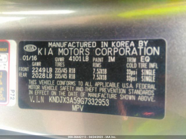 KNDJX3A59G7332953 KIA Soul !