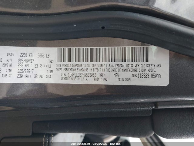 1C4PJLCB7HW593052 Jeep Cherokee Latitude
