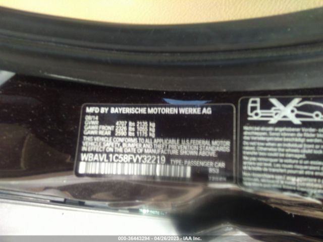 WBAVL1C58FVY32219 BMW X1 Xdrive28i