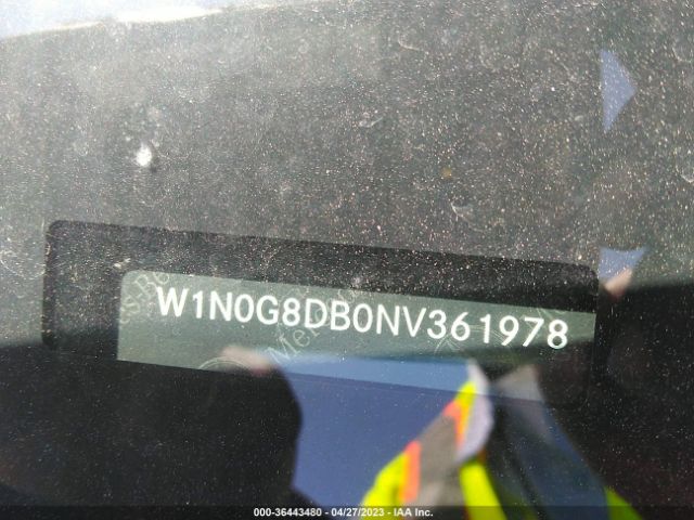 W1N0G8DB0NV361978 Mercedes-Benz Glc Glc 300