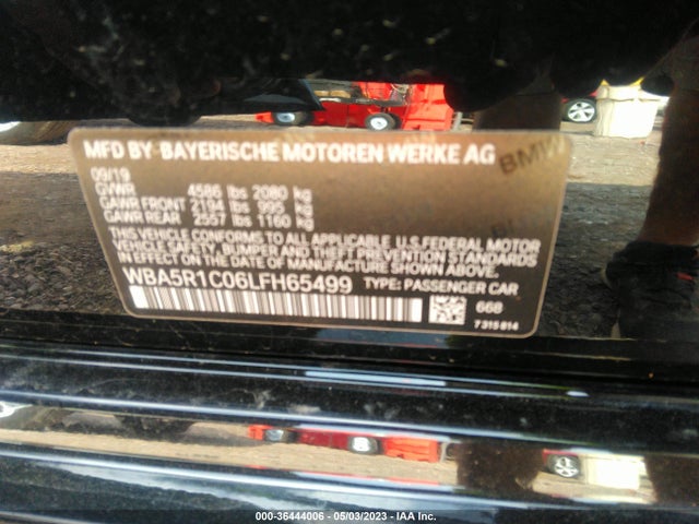 BMW 3 Series 330i 2020 WBA5R1C06LFH65499 Image 9