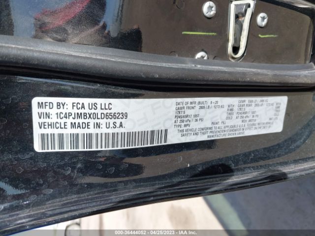 1C4PJMBX0LD656239 Jeep Cherokee Trailhawk