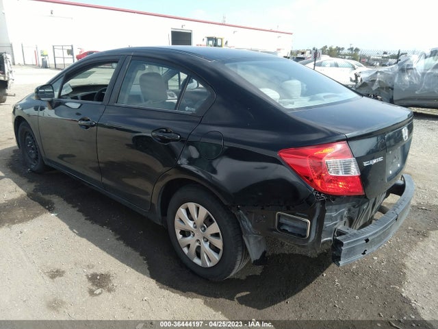 2012 HONDA CIVIC SDN LX VIN: 19XFB2F57CE311049