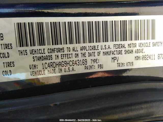 Dodge Durango Sxt 2017 1C4RDHAG9HC643169 Image 10