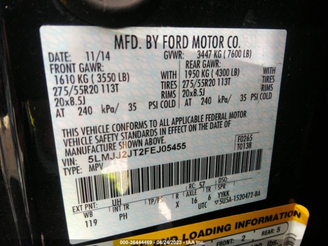 5LMJJ2JT2FEJ05455 Lincoln Navigator