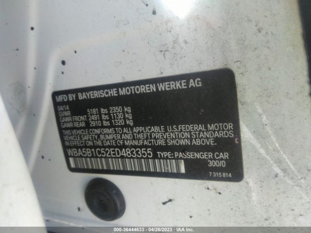 WBA5B1C52ED483355 BMW 5 Series 535i
