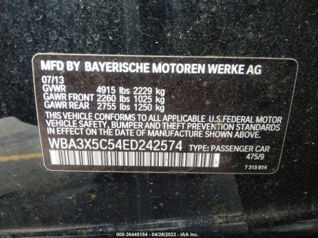 WBA3X5C54ED242574 BMW 3 Series Gran Turismo 328i Xdrive