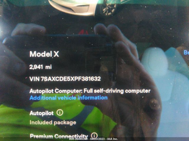 7SAXCDE5XPF381632 Tesla MODEL X