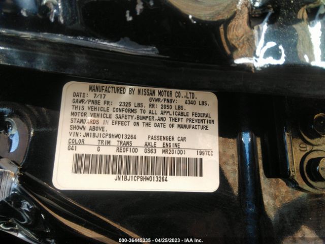 JN1BJ1CP9HW013264 Nissan Rogue Sport Sl
