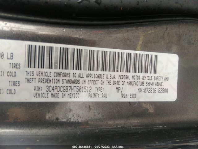 3C4PDCGB7HT501512 Dodge Journey Crossroad