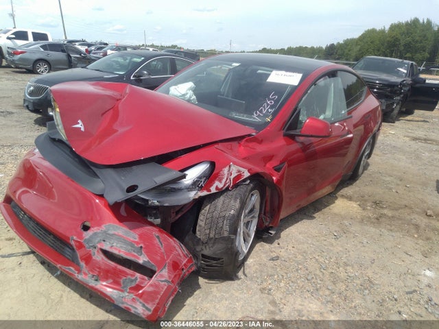 2021 TESLA MODEL Y LONG RANGE VIN: 5YJYGDEE4MF192265