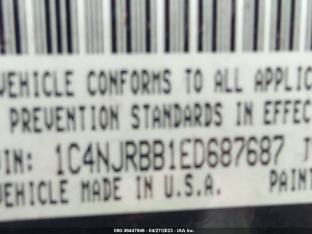 1C4NJRBB1ED687687 Jeep Patriot Sport