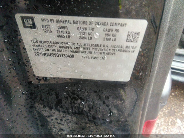 Chevrolet Impala Limited Ltz 2016 2G1WC5E39G1139438 Image 10