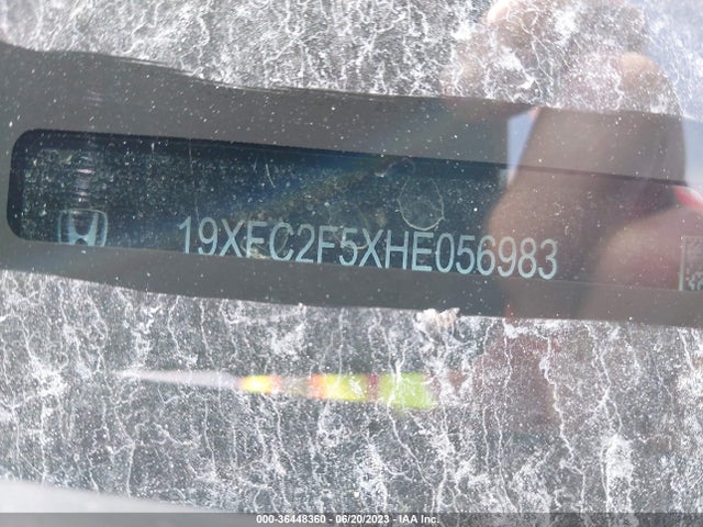 Honda Civic Sedan Lx 2017 19XFC2F5XHE056983 Image 9