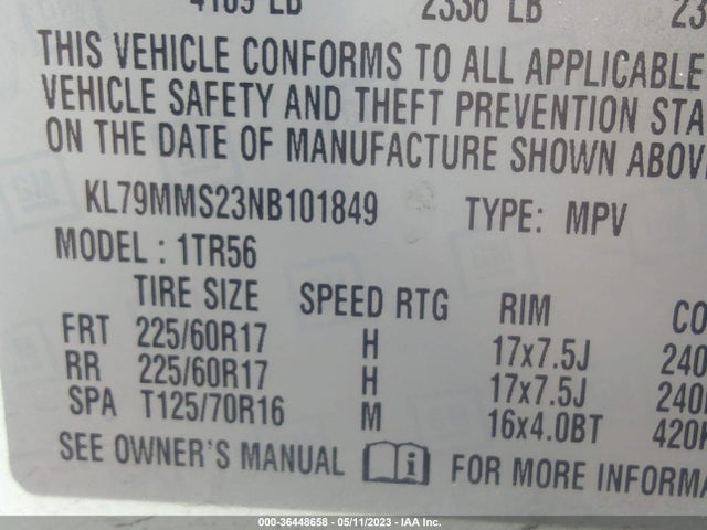 Chevrolet Trailblazer Ls 2022 KL79MMS23NB101849 Image 9