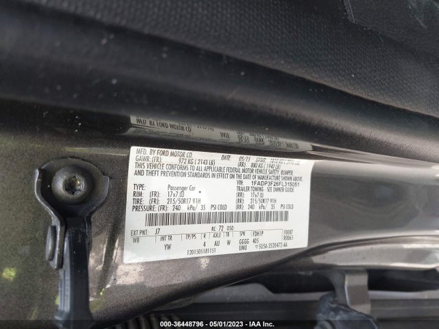 Ford FOCUS SE 2015 1FADP3F26FL315051 Image 10
