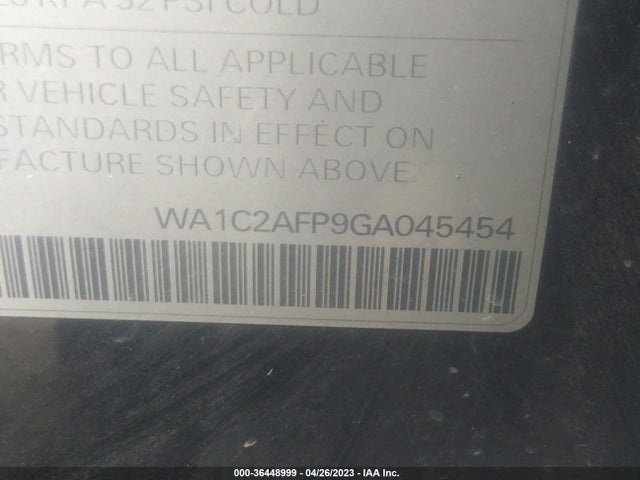 WA1C2AFP9GA045454 Audi Q5 PREMIUM