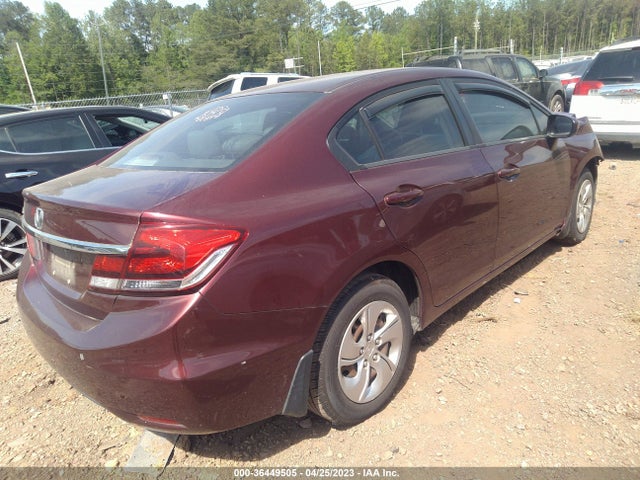 Honda Civic Sedan Lx 2014 19XFB2F5XEE078688 Image 4