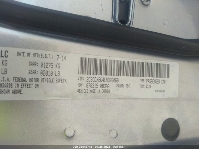 2C3CDXBG4EH326069 Dodge Charger Se
