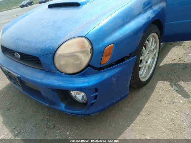 2002 SUBARU IMPREZA SEDAN WRX VIN: JF1GD29682G510408