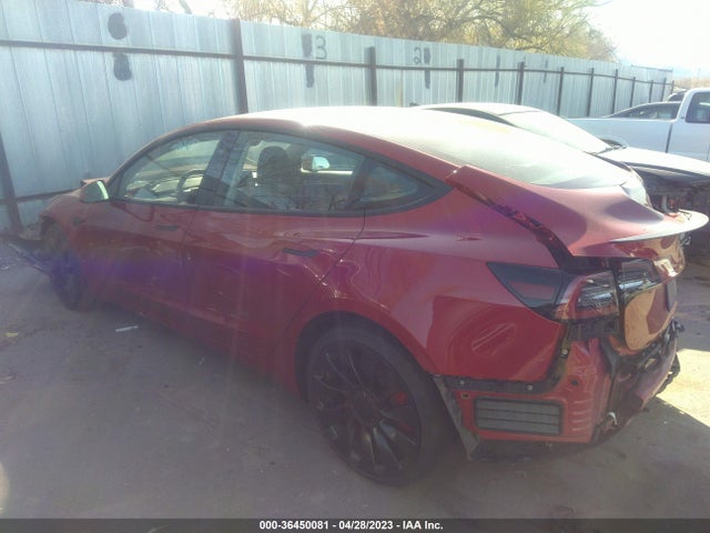 Tesla Model 3 Performance 2022 5YJ3E1EC0NF294452 Image 3
