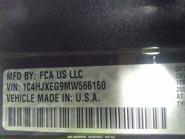 1C4HJXEG9MW566160 Jeep Wrangler Unlimited Sahara