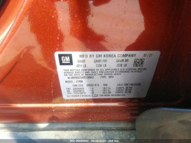 KL4MMBS25MB130943 Buick Encore Gx Preferred