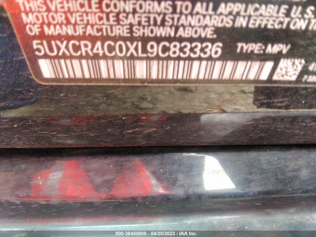 5UXCR4C0XL9C83336 BMW X5 Sdrive40i