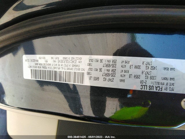 2C4RC1FG3LR192145 Chrysler Pacifica Touring