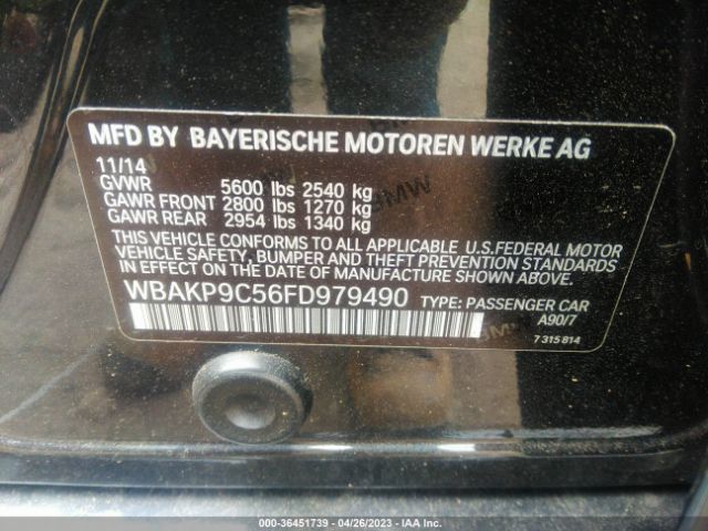 WBAKP9C56FD979490 BMW 5 Series 550i Xdrive