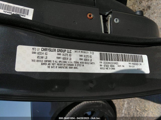 Dodge Charger Sxt Plus 2014 2C3CDXHG1EH104631 Image 9