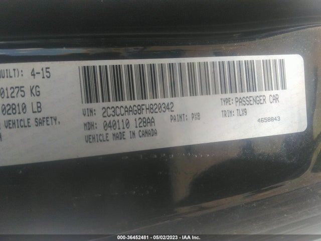 2C3CCAAG8FH820342 Chrysler 300 Limited