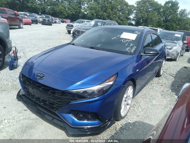 2021 HYUNDAI ELANTRA N LINE VIN: KMHLR4AF5MU106774
