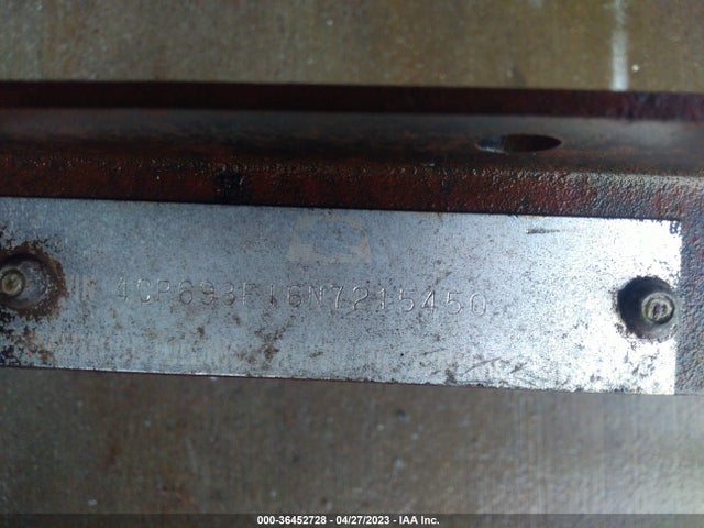 1992 COLEMAN PIONEER VIN: 4CP693F16N215450