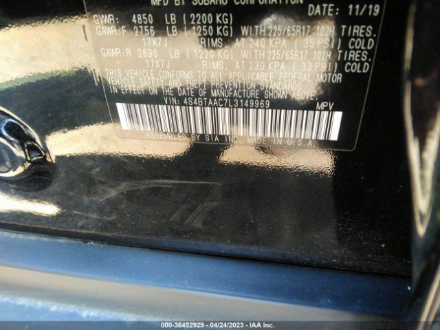 4S4BTAAC7L3149969 Subaru Outback