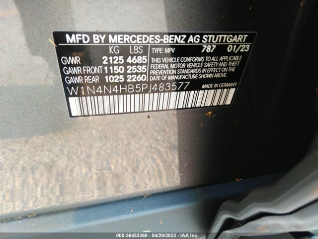2023 Mercedes-Benz GLA-Class, VIN: W1N4N4HB5PJ483577