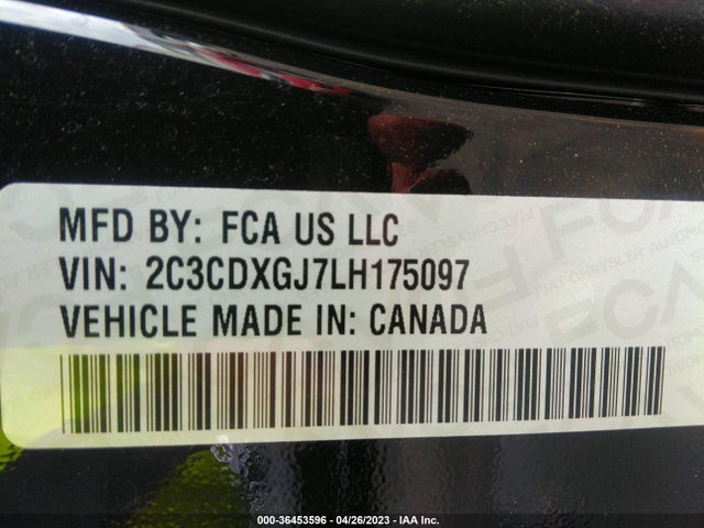 Dodge Charger Scat Pack 2020 2C3CDXGJ7LH175097 Image 9