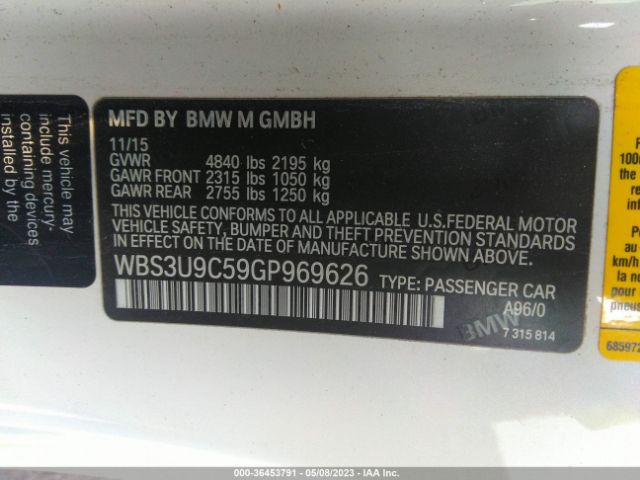 WBS3U9C59GP969626 BMW M4