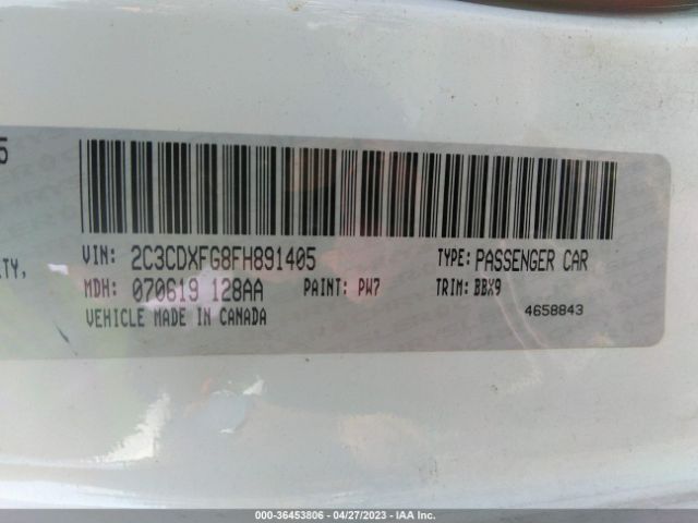 2C3CDXFG8FH891405 Dodge Charger Se