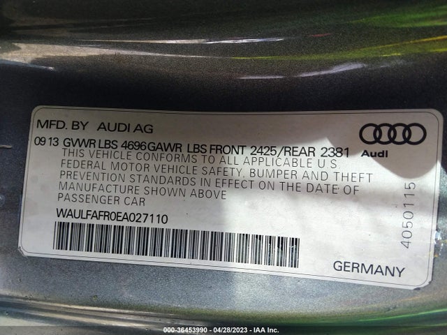 Audi A5 Premium Plus 2014 WAULFAFR0EA027110 Image 9