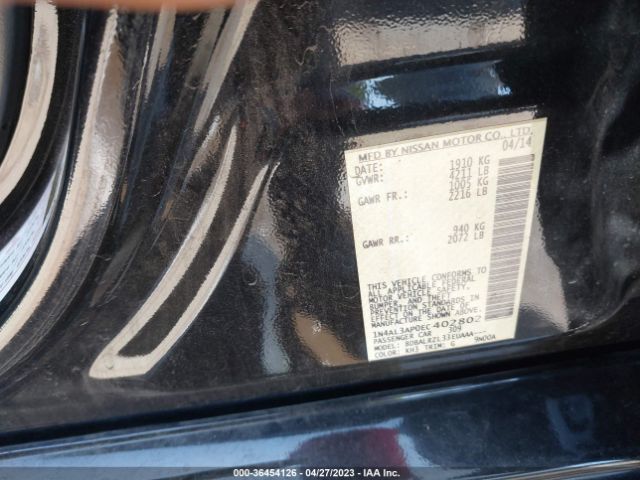 1N4AL3AP0EC402802 Nissan ALTIMA 2.5