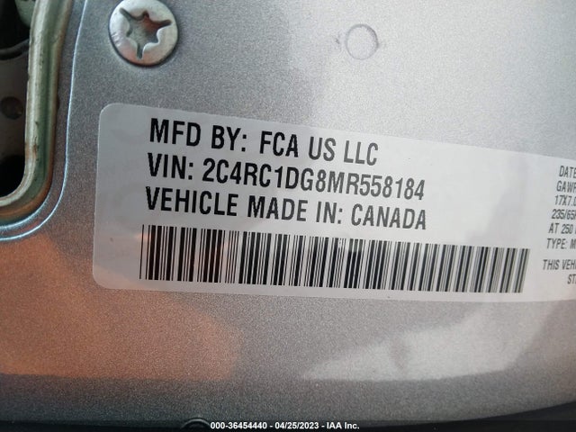 Chrysler Voyager Lxi 2021 2C4RC1DG8MR558184 Image 9