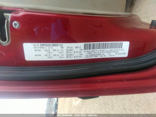 Dodge Grand Caravan American Value Pkg 2014 2C4RDGBG2ER268690 Image 9