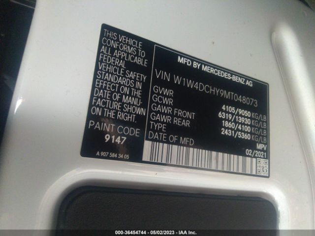 W1W4DCHY9MT048073 Mercedes-Benz SPRINTER VAN