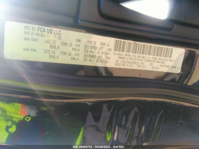1C4RJFAG9JC476315 Jeep Grand Cherokee Altitude