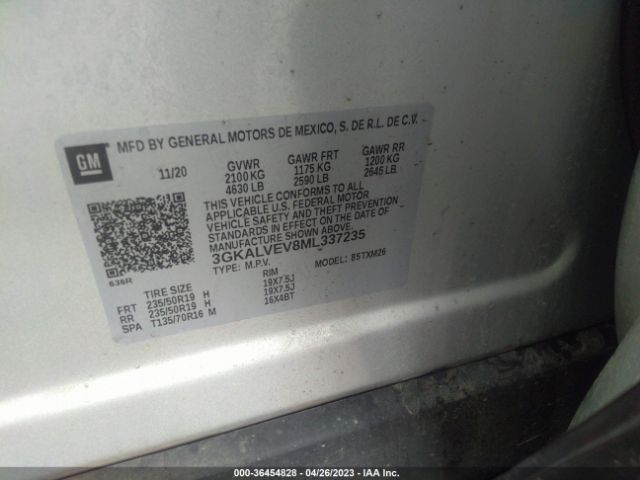 3GKALVEV8ML337235 GMC Terrain Slt