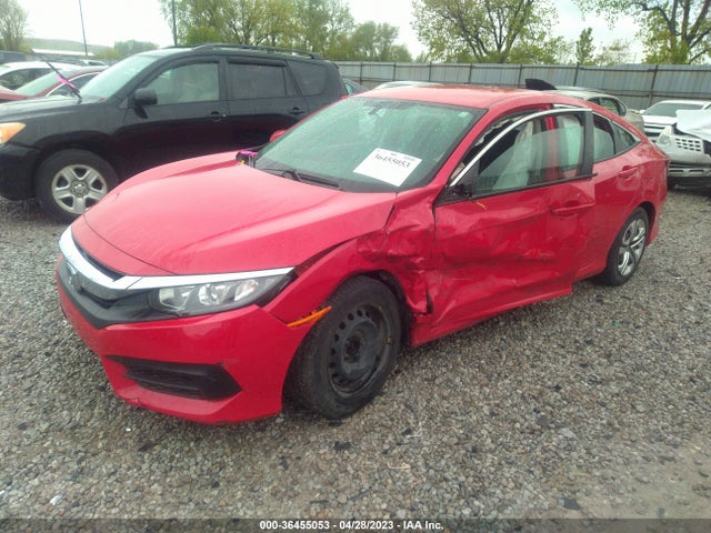 Honda Civic Sedan Lx 2017 2HGFC2F52HH537431 Image 2